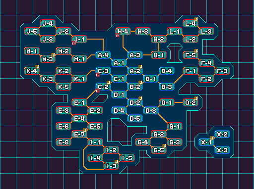 Phoenix_YTGames's tweet photo. That map is pretty bad, it's not as bad if you replay ZX1 a lot but its terrible to use on a blind playthrough https://t.co/ZX97e2mUXz