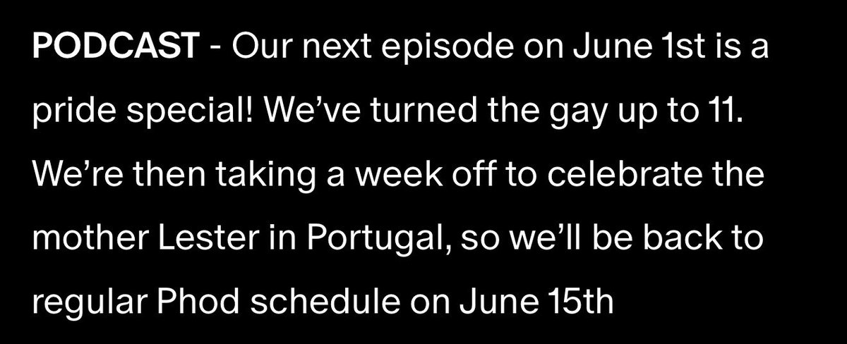 danandphilposts's tweet photo. there will not be an episode of hard launch on june 8, 2026! https://t.co/9ppEr3sBMw