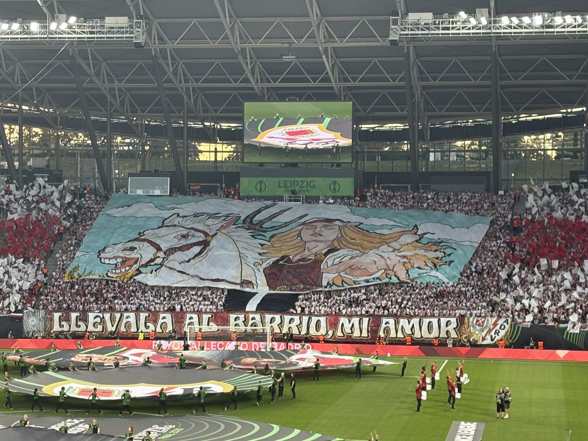 jameslkelley's tweet photo. #Leipzig. You were special. Great meeting so many #RayoVallecano fans and #cpfc mates. Two teams for who it meant more somehow. Can definitely see myself taking in a Rayo game next time I’m in Madrid! https://t.co/fvPjg4NFKG