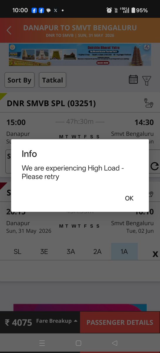MohnishSinha3's tweet photo. @RailMinIndia No matters how much reels you people make about tatkal booking fair practice, It's not a thing you can dream before 2050.
Better luck railway minister for your next dramatic announcement https://t.co/9YX50ZbN0j