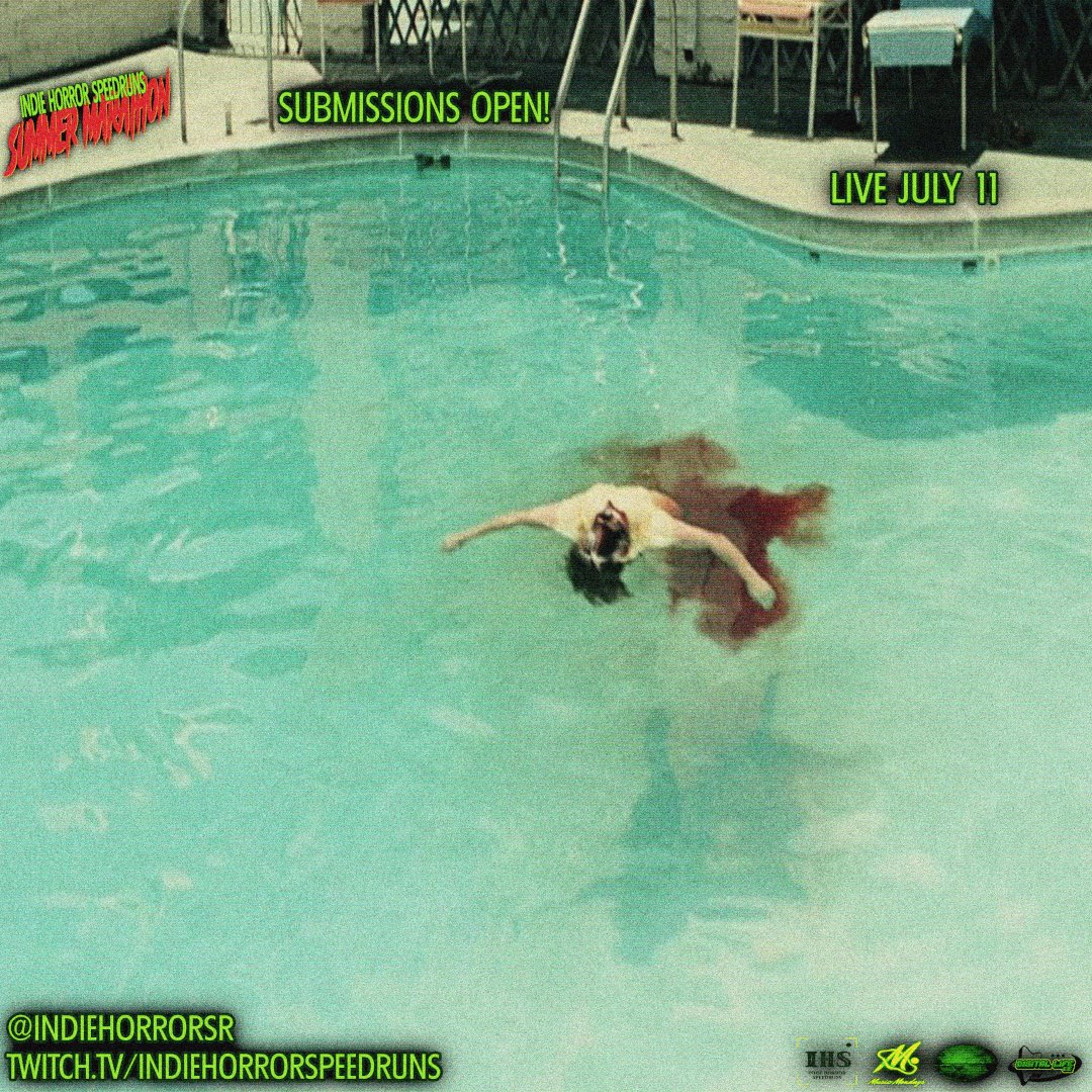 IndieHorrorSR's tweet photo. IT’S TIME!

Indie Horror Speedruns is proud to present our annual Summer Marathon. 

IHS Summer Marathon 2026.

Live on July 11th 2026.

Featuring some of the best indie horror speedruns in 2026.

Submit here: https://t.co/85NedYNJ83

Submissions CLOSE on June 27th 2026. https://t.co/rGV5Mlr9Bx