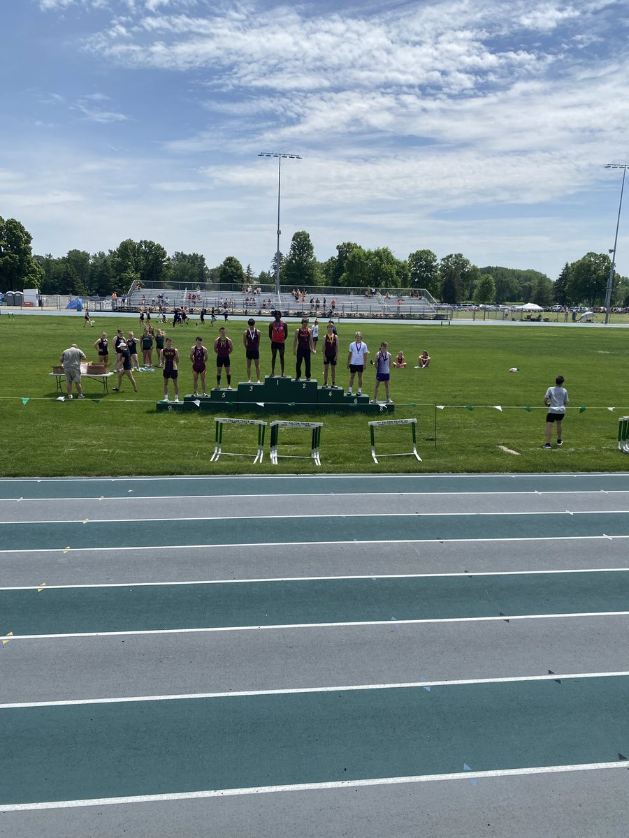 KMTrackandField's tweet photo. Congratulations to @WFjerstad7 on his podium finish in the boys 110mH! 👏👏 https://t.co/jcyPnClgzl