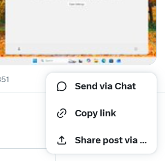 EpicbP's tweet photo. Why move the "Copy Link" button below "Send via Chat" where I accidentally select the first one above it? https://t.co/KkoPT4ue3X