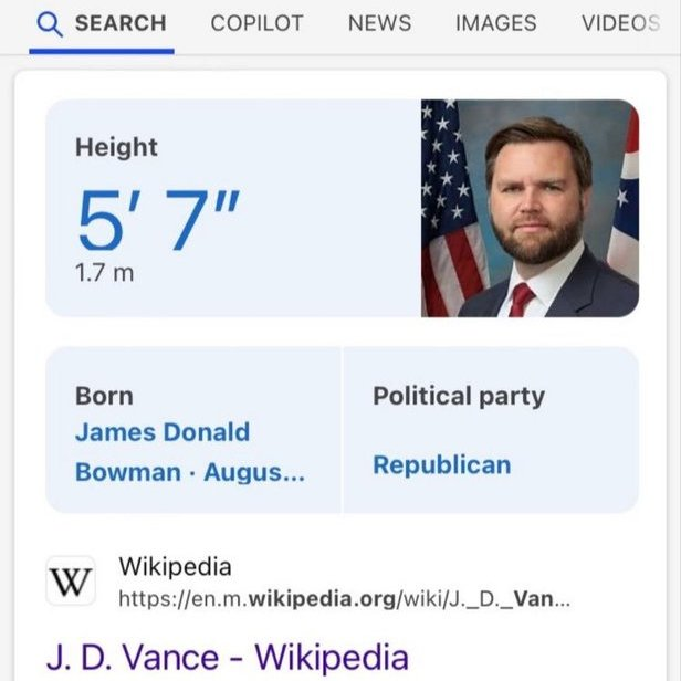 iontecs_pemf's tweet photo. How would White Hats have "no idea" Vance is 2.0 now, years after his unbelievable transformation? Are they retarded or just isolated?

JD Vance 1.0 was 5' 7". His replacement is 6' 2", seven inches difference. 

Same exact height as Paul Walker. 
https://t.co/nZkC3HFKyM