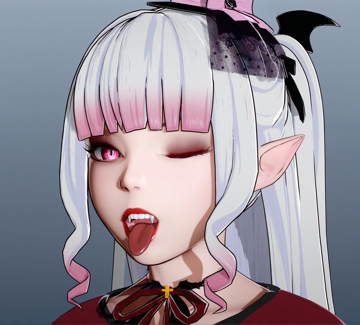 Rokioto's tweet photo. Silly vampire https://t.co/yGOifL1EPM