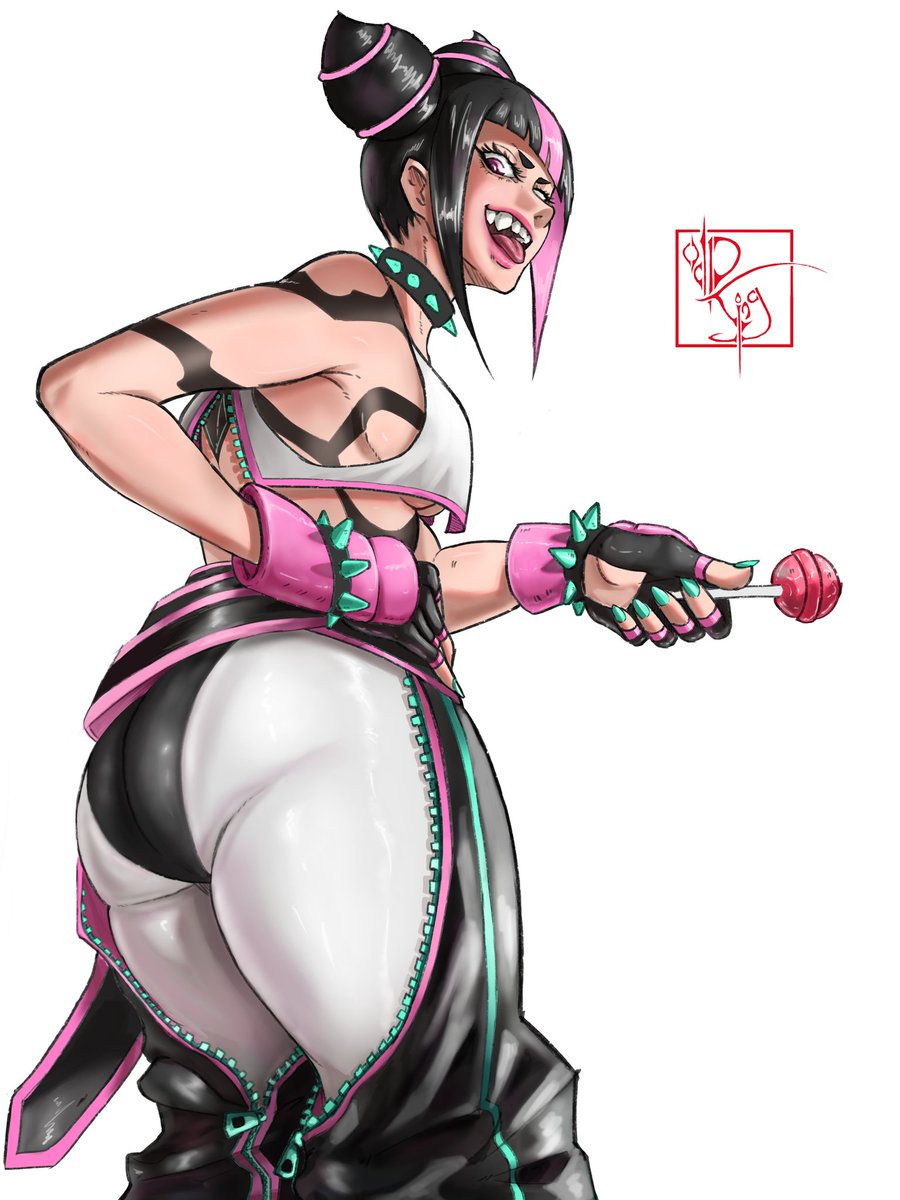 oddkingart's tweet photo. Juri Han Street Fighter Repost https://t.co/sxxAT5dlMk