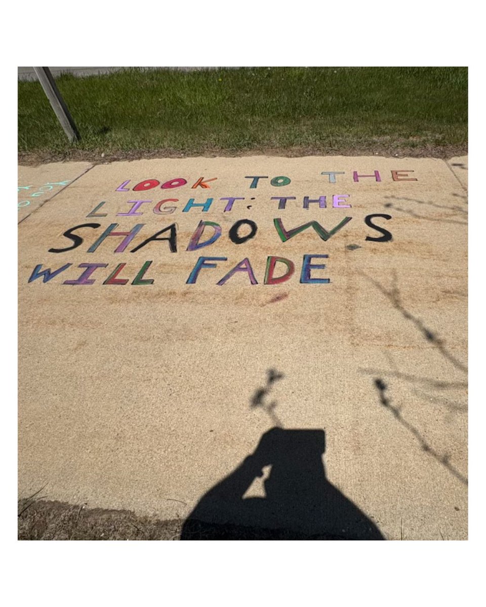 poetryproject08's tweet photo. I am excited to announce a collaboration with the City of Beaverton in Michigan, who have used words from the project in a creative way to paint the footpath and make it look beautiful! A huge thank you to Tiffany, Mary, Michael, and everyone involved who made this happen. https://t.co/BsbtGkOeuB