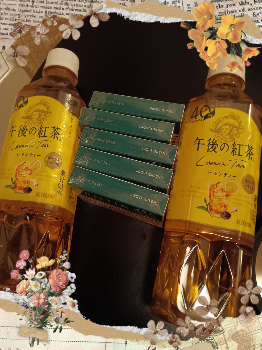 _udb_irie's tweet photo. お腹痛くて起きちゃったからポスト〜
差し入れで好きな紅茶とタバコもらった✌️ https://t.co/OFWeQXZzqm