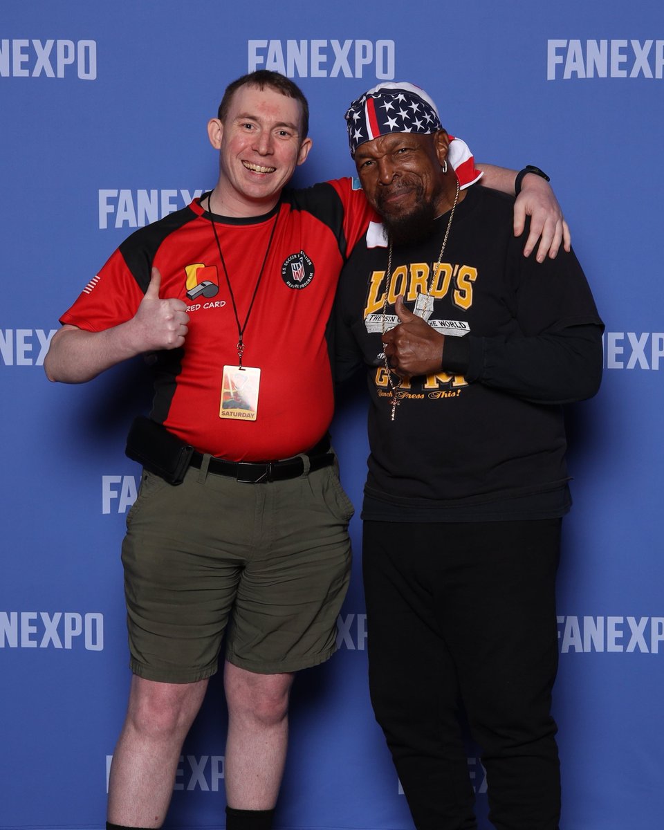 RedCard94's tweet photo. I pity the fool who doesn’t know about Mr. T!

#FANEXPOPhilly https://t.co/IiVkzpND1a