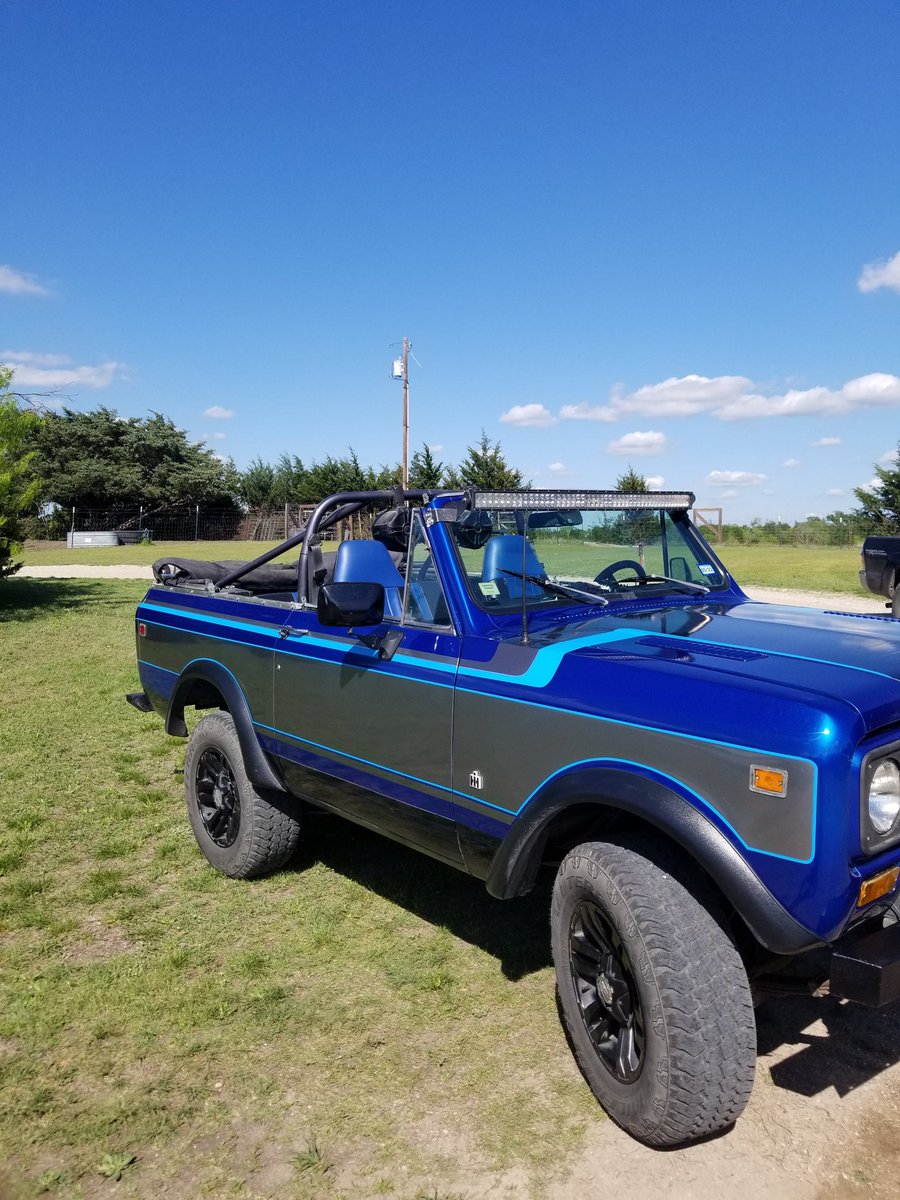 prodecktexas's tweet photo. @1Nicdar When I was 16 in 1980, bought a '79 IH Scout II for $1200. Still have it. Estimated worth now $35k now. https://t.co/7NPNlLwvaU