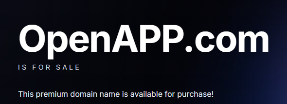 NameAgency_com's tweet photo. Lots of views and offers for this domain lately. 

“Open” is clearly having a moment.

https://t.co/xzaqv5fMZt for sale https://t.co/nmQs0Zhx7J