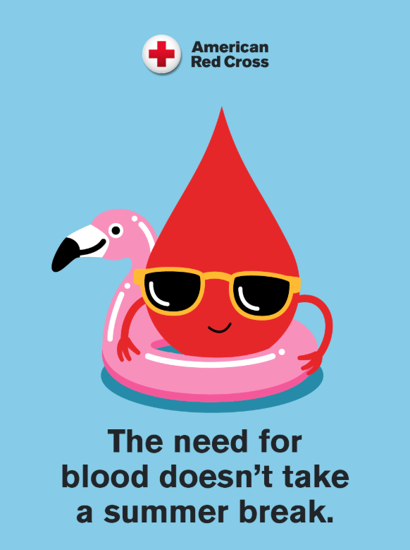 RedCrossNW's tweet photo. With this weekend marking the unofficial kickoff to summer, this is your reminder that the need for blood matters — every season. There's no pause for beach days or summer vacays. Patients rely on donated blood every day. Please book a time to give: https://t.co/qfUCpqHBXM https://t.co/C449WcMwL3