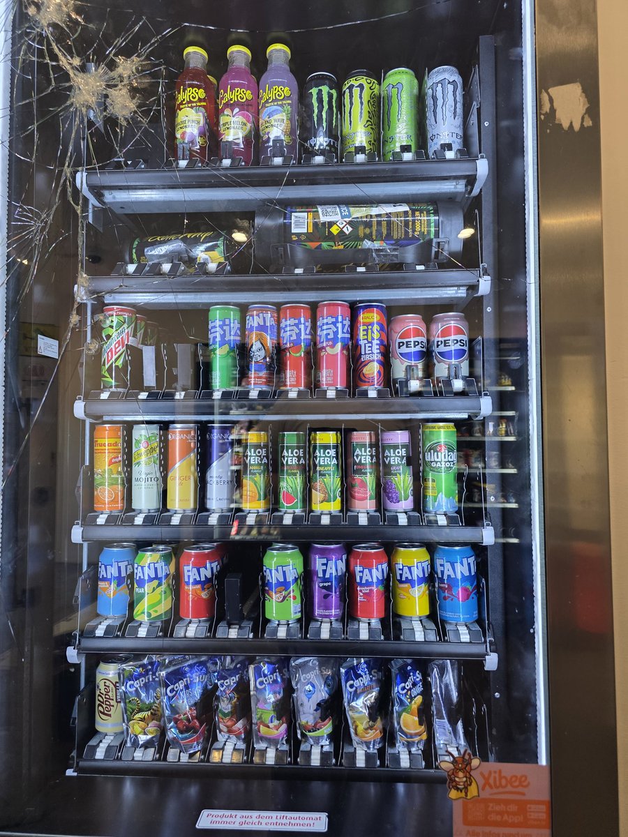 kscottz's tweet photo. Walking down the Danube in Vienna and you can buy a fifth of vodka, an eighth, a vape, and a canister of galaxy gas out of a vending machine. 

This is the innovation San Francisco craves. https://t.co/eVYTPCQZK8