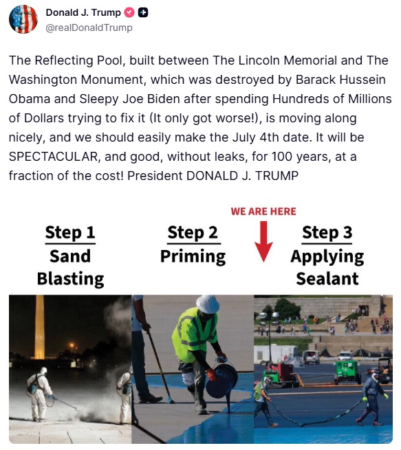 Commentary Donald J. Trump Posts From Truth Social tweet media