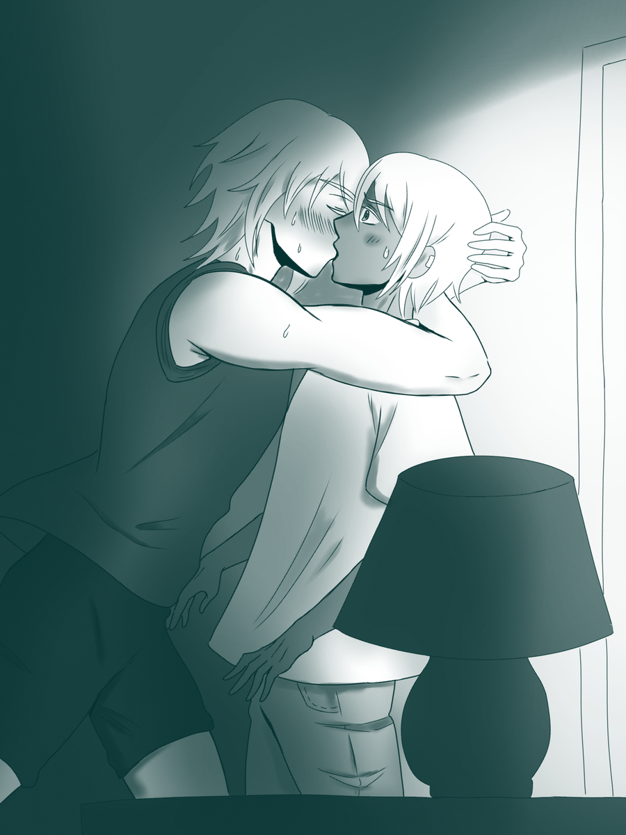 urdsearring's tweet photo. #saiurdweekNSFW2026 Day 5: Omegaverse &amp; College AU
Beta Urd is in love with his alpha roommate Rígr 

Link to my fic: https://t.co/3iw0s9hFkj https://t.co/i9MUsCNd9e