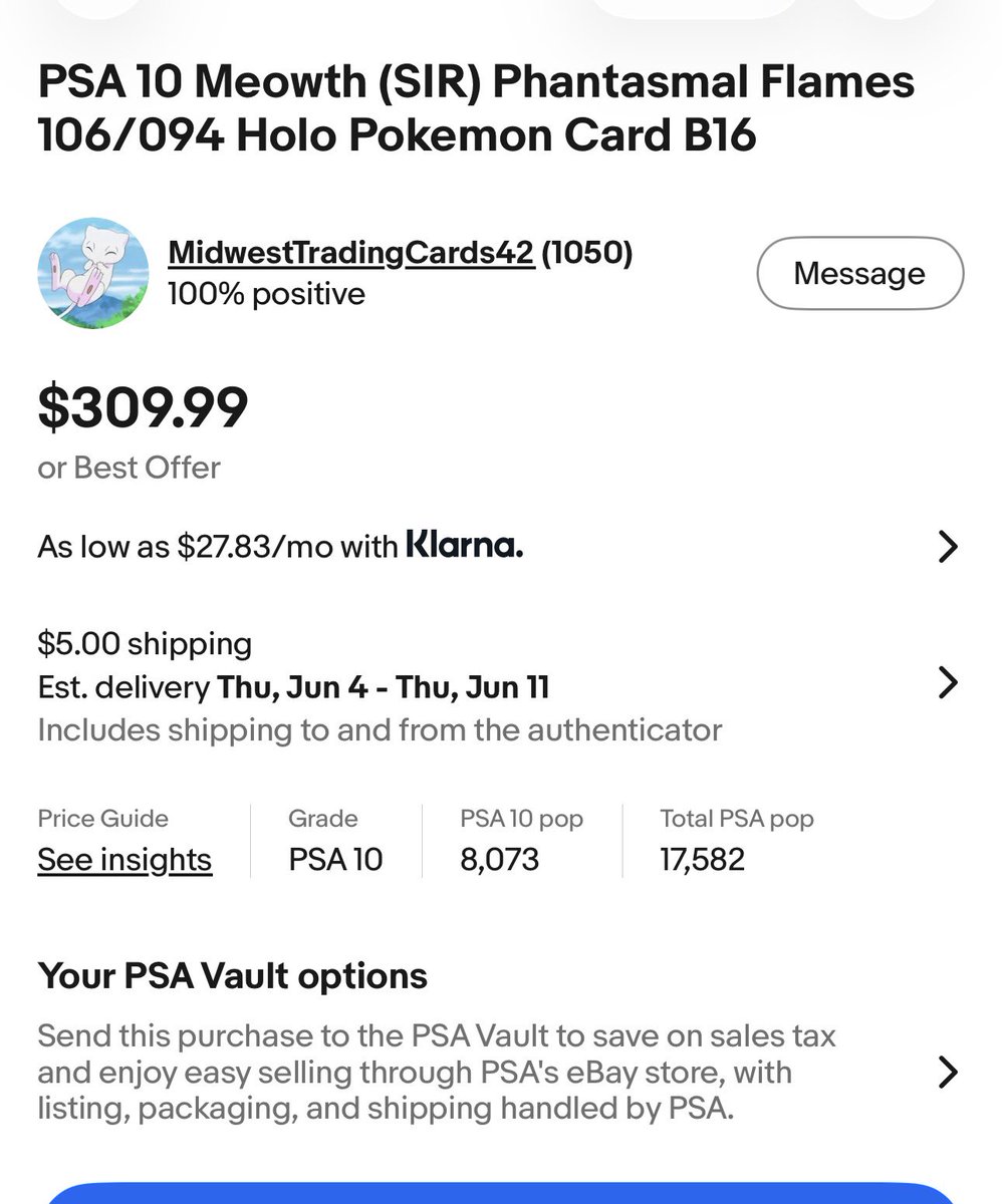 Pokémon Vault | TCG Investing tweet media