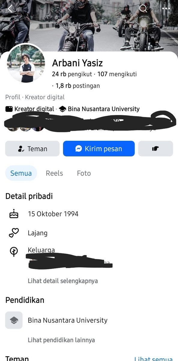 weird_useless's tweet photo. Temenan di fb sama arbani yasiz, kayaknya dulu asal pencet add friend aja deh karena seangkatan pas smp 😅 https://t.co/eDB2cBeZcz