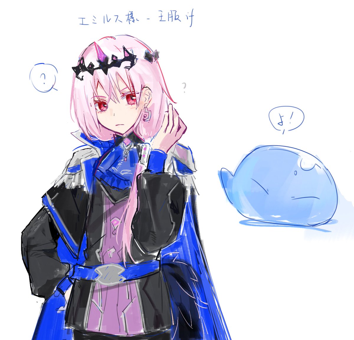 Sekuji_0310's tweet photo. 造谣的衣服！好喜欢エミルス様……
#転スラ #エミルス https://t.co/A9RMpU36sg