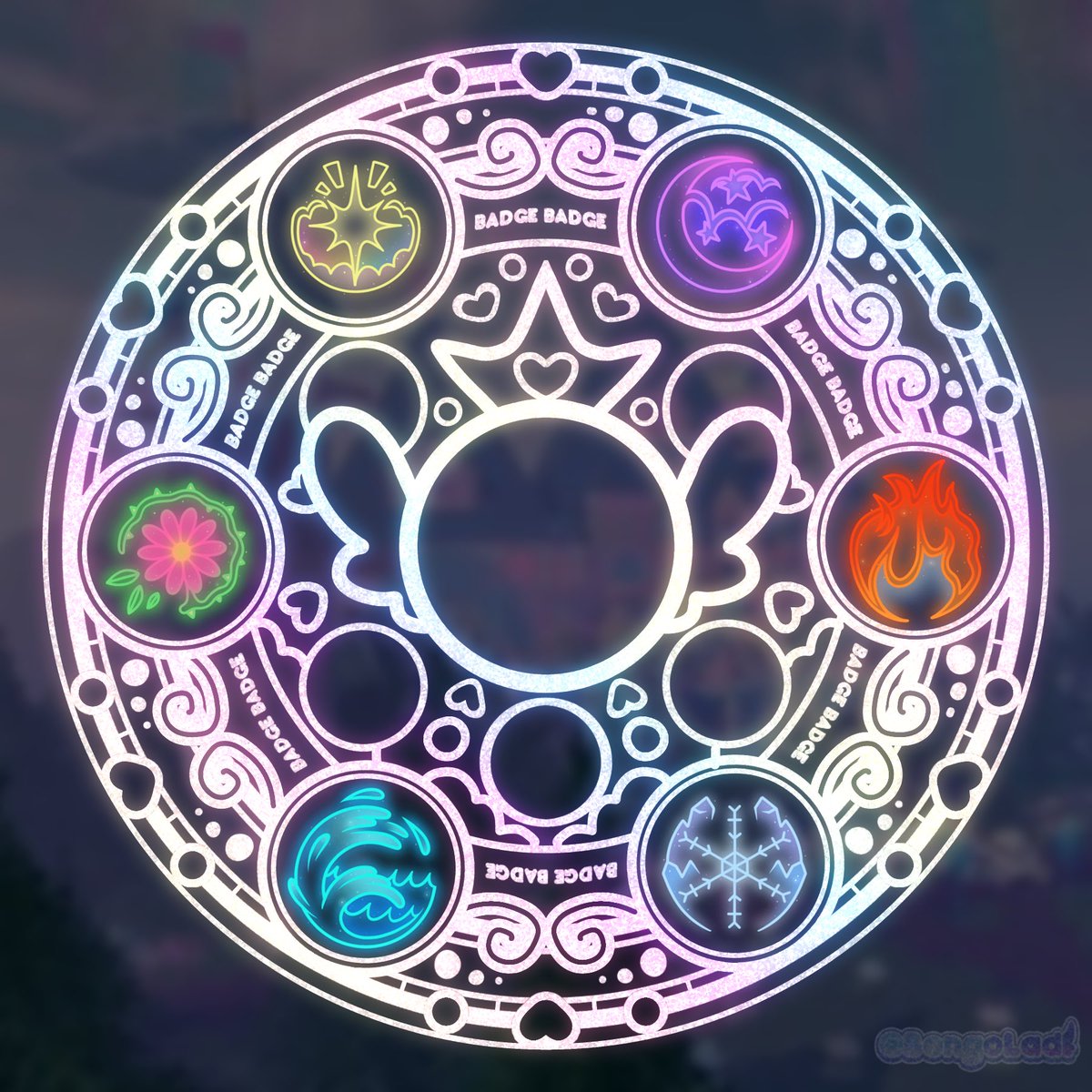 BongoLad's tweet photo. 🌟🌟YOULL GET A BADGE YOULL GET A BADGE 🌟🌟 

i kept talking abt this and i finally got around to making it! :D

You can add your PFP in the middle and manifest your very own badge (qrt or comment urs id love to see them 😼)

Decal: 103473716668848

#royalehigh @RoyaleHighValks https://t.co/jKbzTY9wgj