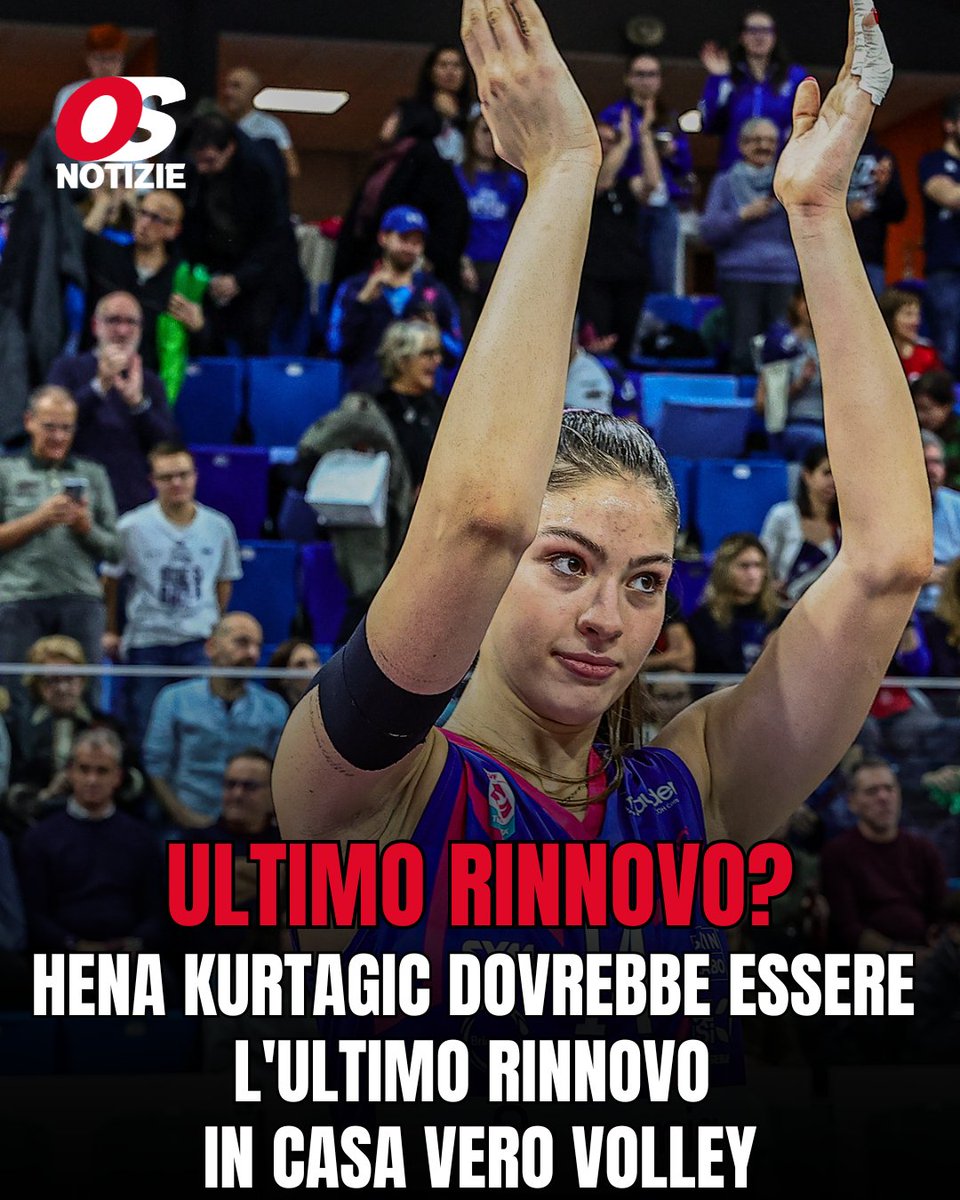 OggiSportNotiz2's tweet photo. NOVITÀ DI MERCATO IN CASA VERO VOLLEY
Manca solo l'annuncio per il rinnovo di Hena #Kurtagic. La sua conferma potrebbe essere l'ultima in casa #verovolley . Nella giornata di ieri è arrivata l'ufficialità che, in regia, ci sarà #Bosio
#legavolleyfemminile #volleymercato https://t.co/m4GWb0dcV4