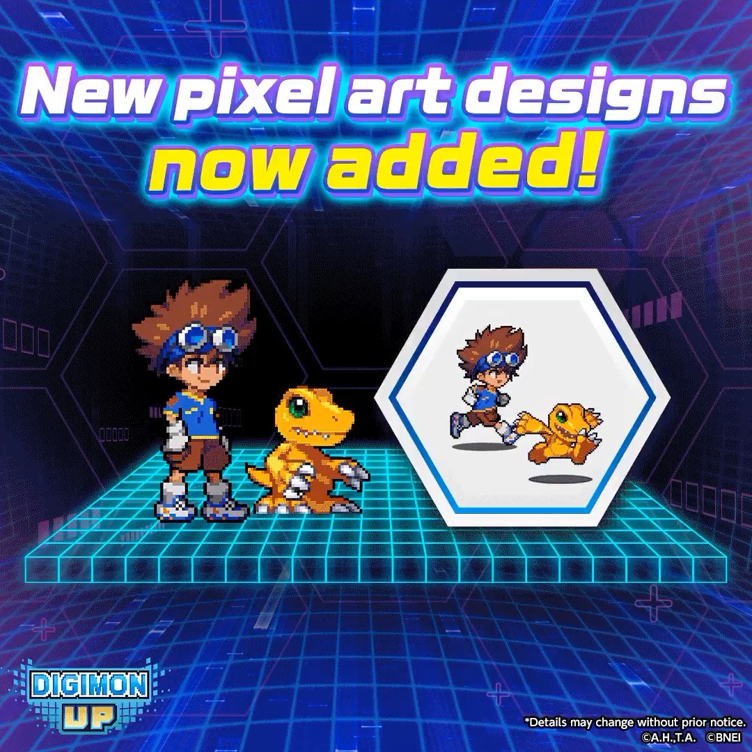 WithTheWill's tweet photo. To celebrate pre-registrations being open for Digimon Up, they've shown off the new pixel art of Tai/Taichi &amp; Agumon.

More at WtW- https://t.co/Jyc7yCyAsU https://t.co/XeS8JM4A3X