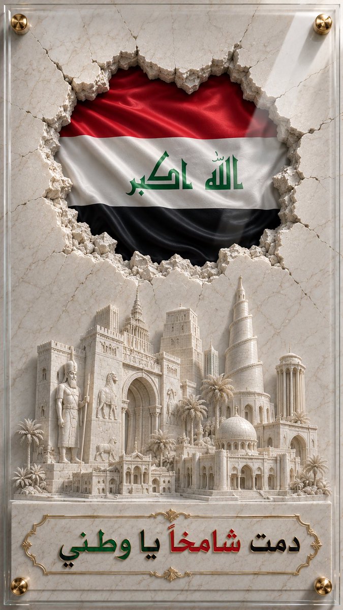 alotaibiai3's tweet photo. #برومبت لتصميم بوستر فاخر

من أفكاري بشهادة السيد @grok 
والحقوق محفوظة

الامثلة تحت :👇 
#السعودية #الكويت #الهلال #العراق 
البرومبت:

صمم بوستر رأسي فاخر جدًا بنسبة 9:16 بأسلوب Apple Luxury + Marble Heritage.

الخلفية بالكامل من الرخام الأبيض الفاخر مع عروق طبيعية ناعمة جدًا وإضاءة سينمائية نظيفة وراقية.

في أعلى التصميم:
يظهر الرخام وكأنه متكسر بشكل واقعي وعنيف قليلًا، مع شقوق وتفاصيل حجرية دقيقة جدًا، ومن داخل الكسر يظهر علم السعودية بخامة قماش حريري واقعية جدًا مع تموجات ناعمة وإضاءة درامية، بحيث يبدو العلم وكأنه خلف الجدار الرخامي مباشرة.

في أسفل التصميم:
أنشئ مجموعة مجسمات رخامية ثلاثية الأبعاد لأبرز معالم السعودية بتفاصيل نحتية فاخرة جدًا، جميعها منحوتة من نفس خامة الرخام الأبيض الملكي،

يجب أن تكون المعالم بتكوين سينمائي متوازن وفخم وكأنها مجسمات معمارية داخل متحف فاخر.

أسفل المعالم مباشرة:
ضع شريطًا رخاميًا منحوتًا بشكل فاخر جدًا يحتوي على العبارة:

“دمت شامخاً يا وطني”

ويكون النص بارزًا ومحفورًا داخل الرخام بأسلوب ملكي فاخر، مع تلوين الحروف بألوان علم السعودية مع لمسات ذهبية خفيفة جدًا.

أضف فوق كامل التصميم:
طبقة زجاجية واحدة شفافة وفاخرة جدًا تغطي التصميم بالكامل، مع انعكاسات زجاج واقعية وخفيفة بأسلوب Apple Glass.

في الزوايا الأربع:
ضع مسامير ذهبية معدنية فاخرة لتثبيت اللوحة الزجاجية، بتفاصيل معدنية واقعية جدًا ولمعان فاخر.

الإضاءة:

* Soft cinematic lighting
* subtle volumetric light
* elegant shadows
* realistic reflections
* premium museum presentation

الأسلوب العام:

* Ultra realistic
* Hyper detailed
* Luxury editorial
* Apple-style minimalism
* Marble sculpture aesthetic
* Clean composition
* No clutter
* 8K quality
* Highly refined textures
* Premium Egyptian national identity

بدون أي عناصر عشوائية أو نصوص إضافية أو واترمارك