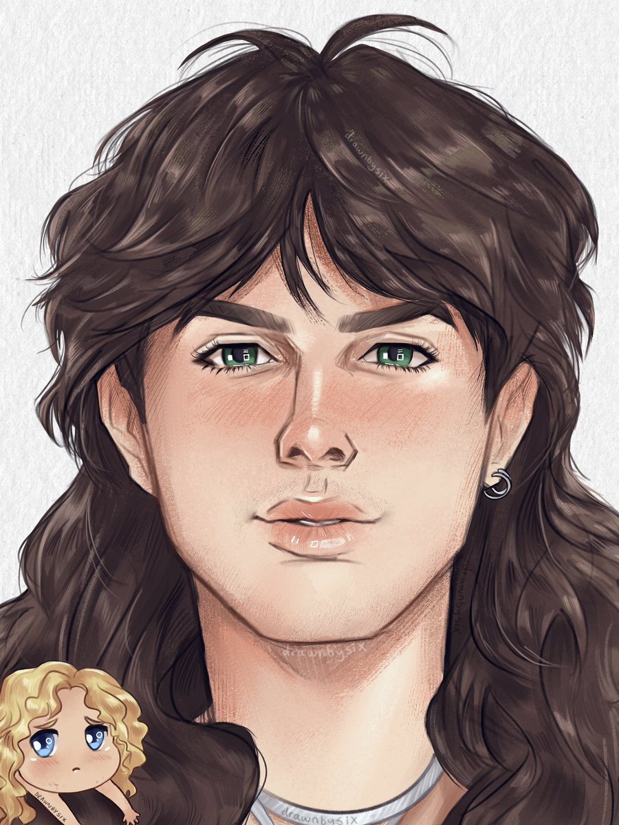 drawnbysix's tweet photo. Lars close up and lineart https://t.co/bKbECthhe8