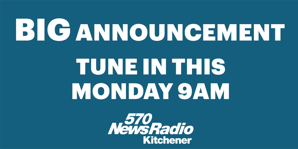 CityNewsKIT's tweet photo. Kitchener 👀 something BIG is coming your way that the whole community will be talking about. 

You’re going to want to be tuned in for this one. Set your alarms ⏰ Monday at 9AM on The @farwell_WR Show! 🎙️ Let’s just say… you won’t want to hear it secondhand. 🎉 https://t.co/oITtYX3KcL