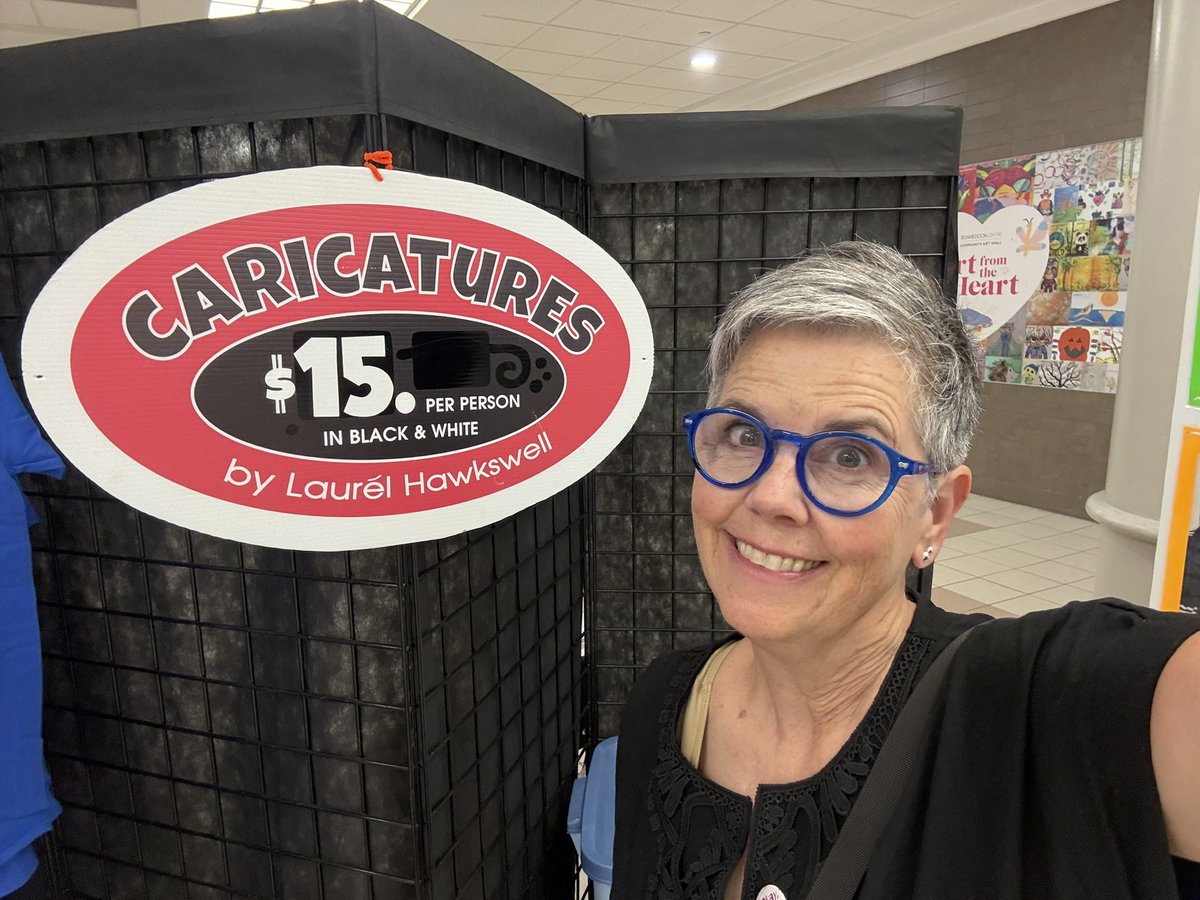 hilaurel's tweet photo. Drawing at the Bonnie Doon Art Walk today till 5 pm. By NOA Gallery &amp; Makami College. See you there! #yeg #art #shoplocal https://t.co/C8NbIHVleE