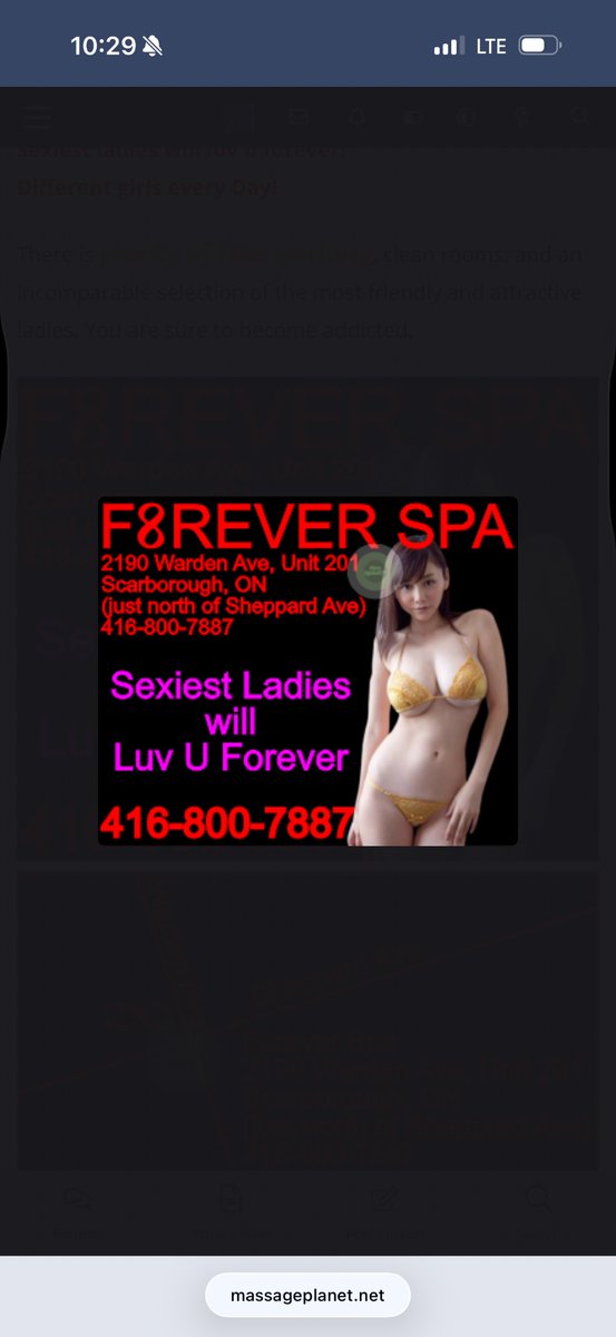 ForeverSpa201's tweet photo. ForeverSpa
Welcome 😍😍Come today see vietnamese Japanese girls selina Sophia Tracy cherry sera🧒
2190 warden Ave Scarborough #201
M1T 1V6 
Please call 416-800-7887 https://t.co/2hFwfCv2mA