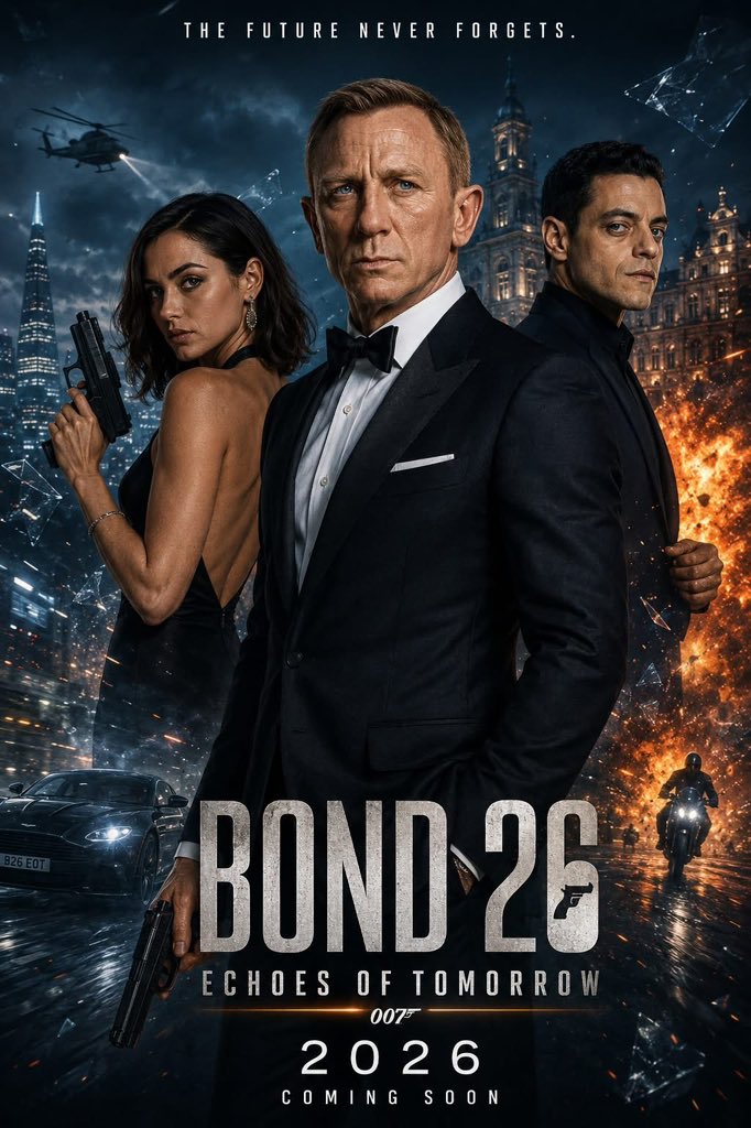 luther_181's tweet photo. BOND 26 ………. 10/10🍿🎬 https://t.co/GNgphQj4tH