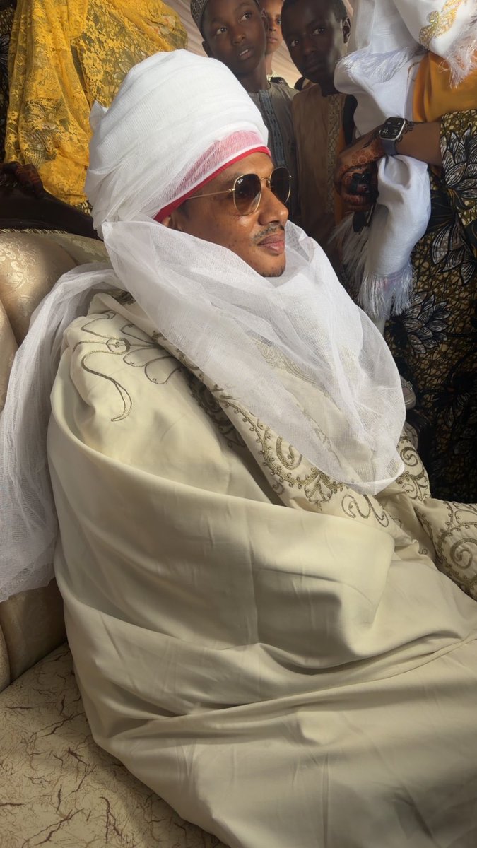 Elbayeem's tweet photo. Congratulations Bro on your turbaning ceremony “the Madakin of Mambilla “@Abdulrahmanleme https://t.co/nplmyvIAEd
