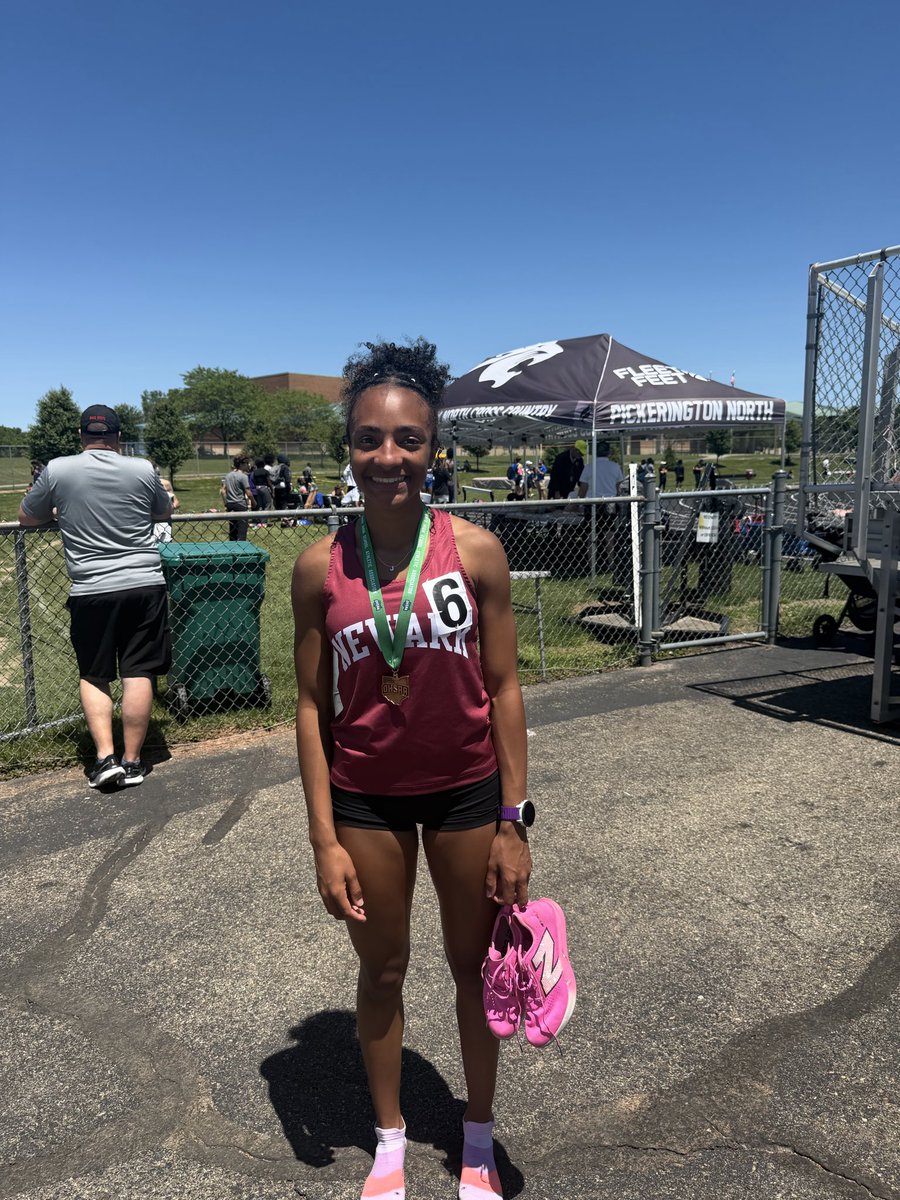 coachmac_xctf's tweet photo. Freshman Janel Johnson drops a lifetime PR of 2:18.38 at Regional Finals and secures a podium finish! So proud of our girl!!!!! 

Go Cats!! 

@marcmontella @NewarkWildcats https://t.co/OShtwra5rL
