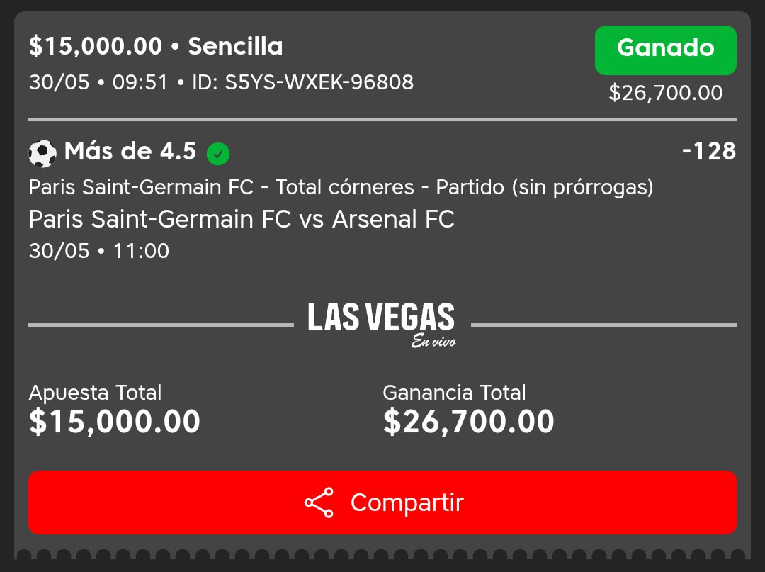 GallitoVip's tweet photo. PSG CAMPEÓN 🏆⚽

Ya son 7 apuestas ganadas de manera GRATUITA al hilo 🔥

Gran momento vivimos con los FREE PICKS ahora vamos a cerrar el día a lo grande con la LMB y la final de la CONCACAF 🏆 https://t.co/yZznXJPFeY