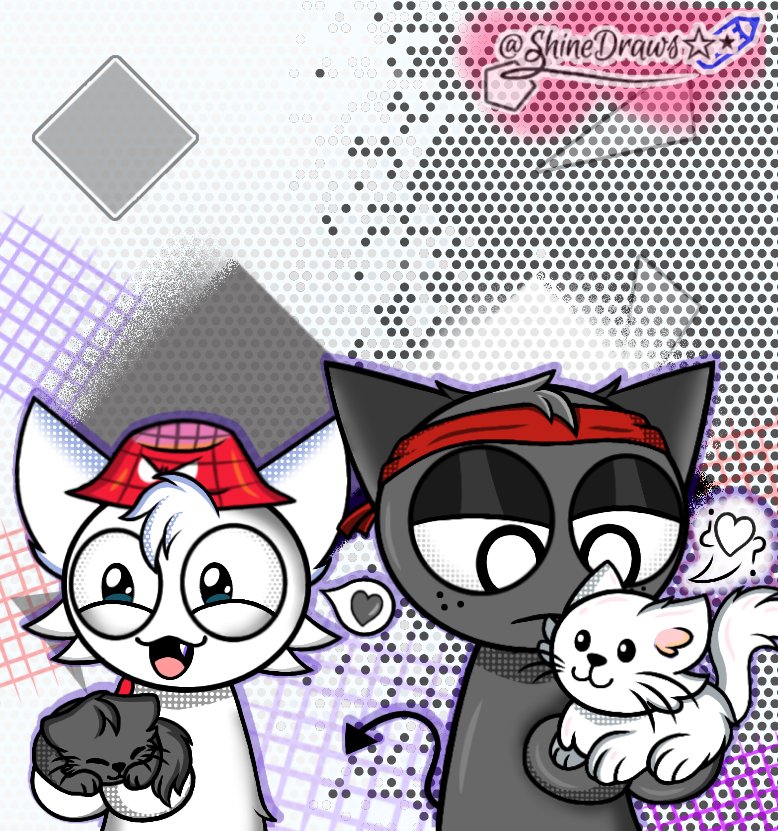 shineDraws_'s tweet photo. ᣞᕀ.⭑⦁ viendo sus versiones de gatos xd 🩶🤍

(Ojalá lo vean soy su fan no se por donde mandarlo F) 

#Sprunki #SprunkiWenda #SprunkisCompadres ??)
🩶🐱🩶🐱🩶🐱🩶🐱🩶🐱🩶🐱🩶🐱 https://t.co/qsVGNIJEDb
