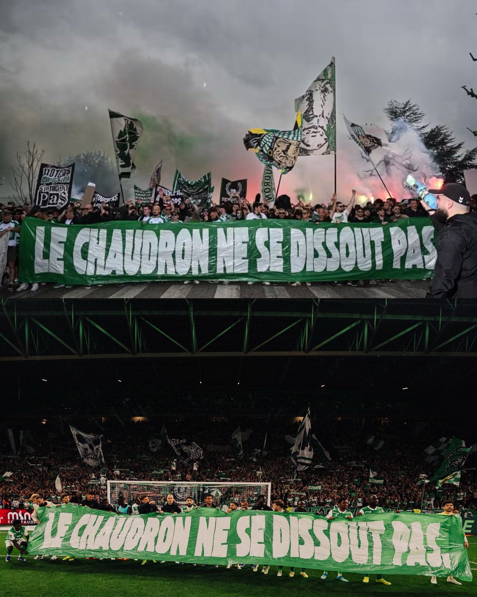 ASSE_NewsOff's tweet photo. LE CHAUDRON NE SE DISSOUT PAS !✊💚 https://t.co/YlsnLroHK1