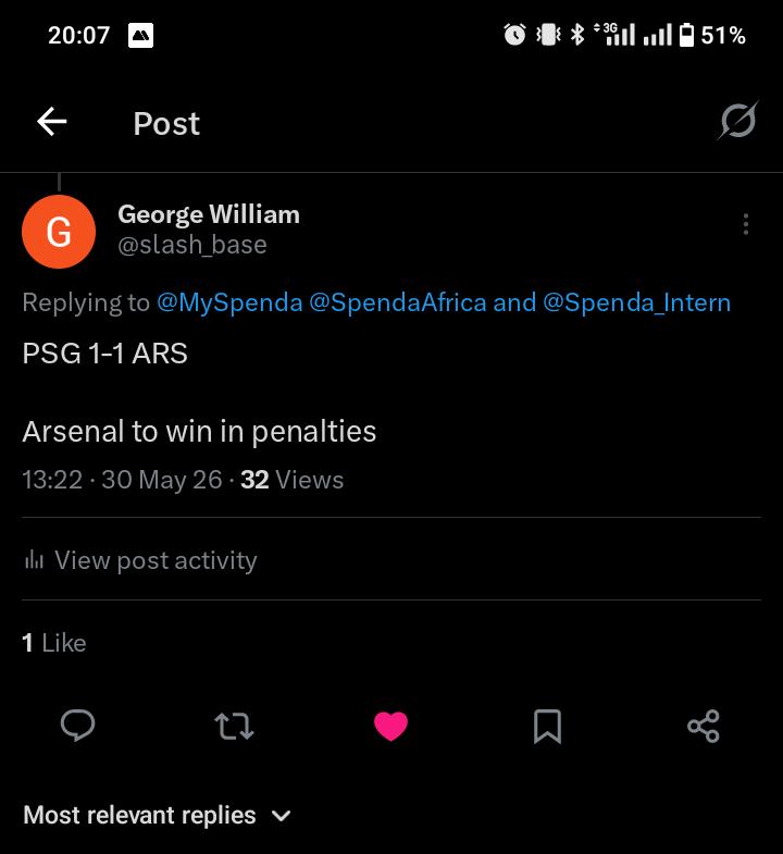 George William tweet media