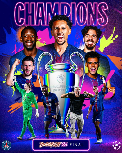 UEFACL_TV's tweet photo. Your 2025/26 Champions League winners: Paris Saint-Germain https://t.co/kqaDtPlS7s
