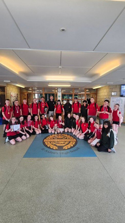 StAidansHigh's tweet photo. What a wonderful week we had with our soon-to-be S1 pupils. Sports Day, fun in the sun, loving our learning, celebrating Mass with Fr Femi and enjoying our P7 Science Fayre! Heartfelt thanks to our amazing staff,  wonderful sports leaders &amp; our S2/3 helpers 🙌🏾#seekingthebest💫 https://t.co/BLNJhPUSXP