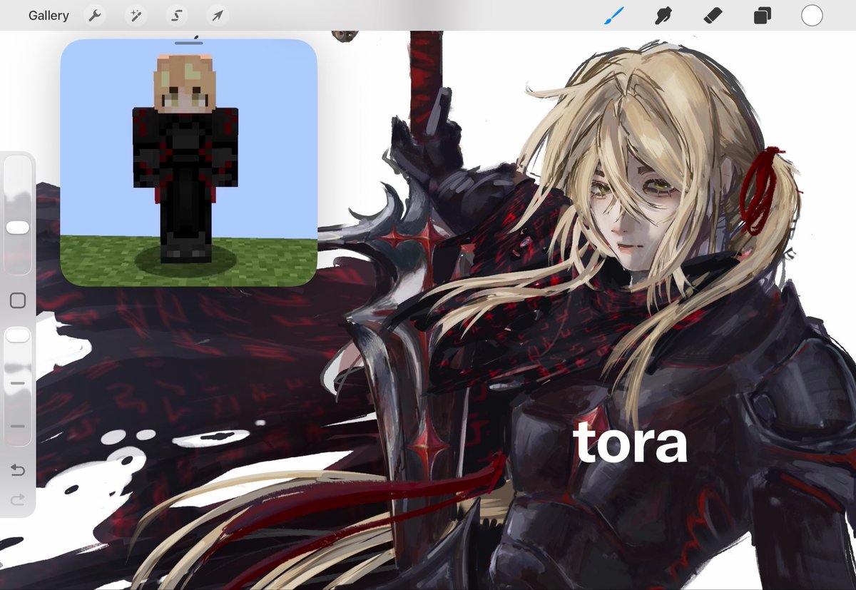 tora_byt3s's tweet photo. my sharpness design :D 
#sharpness #sharpnessfanart
#strengthsmp #conexion https://t.co/LXTRSe2QqC