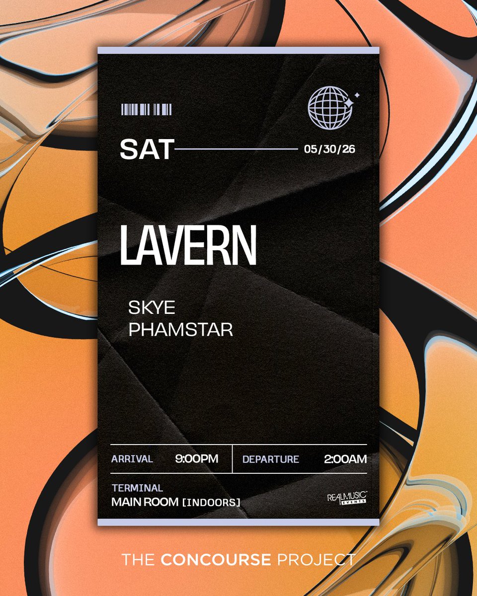concourseproj's tweet photo. TONIGHT! 💫 @Lavernmusic makes his headline debut here and his final stop on the Subsequent tour! 

Support by SKYE and Phamstar ✨

FINAL TICKETS: https://t.co/likgqZYBWC https://t.co/3LWMi7tjcF