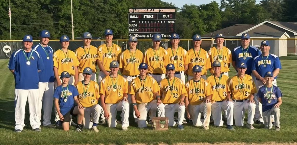 Starting9_37_'s tweet photo. Congratulations to Russia on punching their ticket to regionals!! 🏆😤💯

They will play Newton, Tuesday, June 2nd, 2pm at Cedarville University.  
#ForThe937 https://t.co/goGHS9oJip
