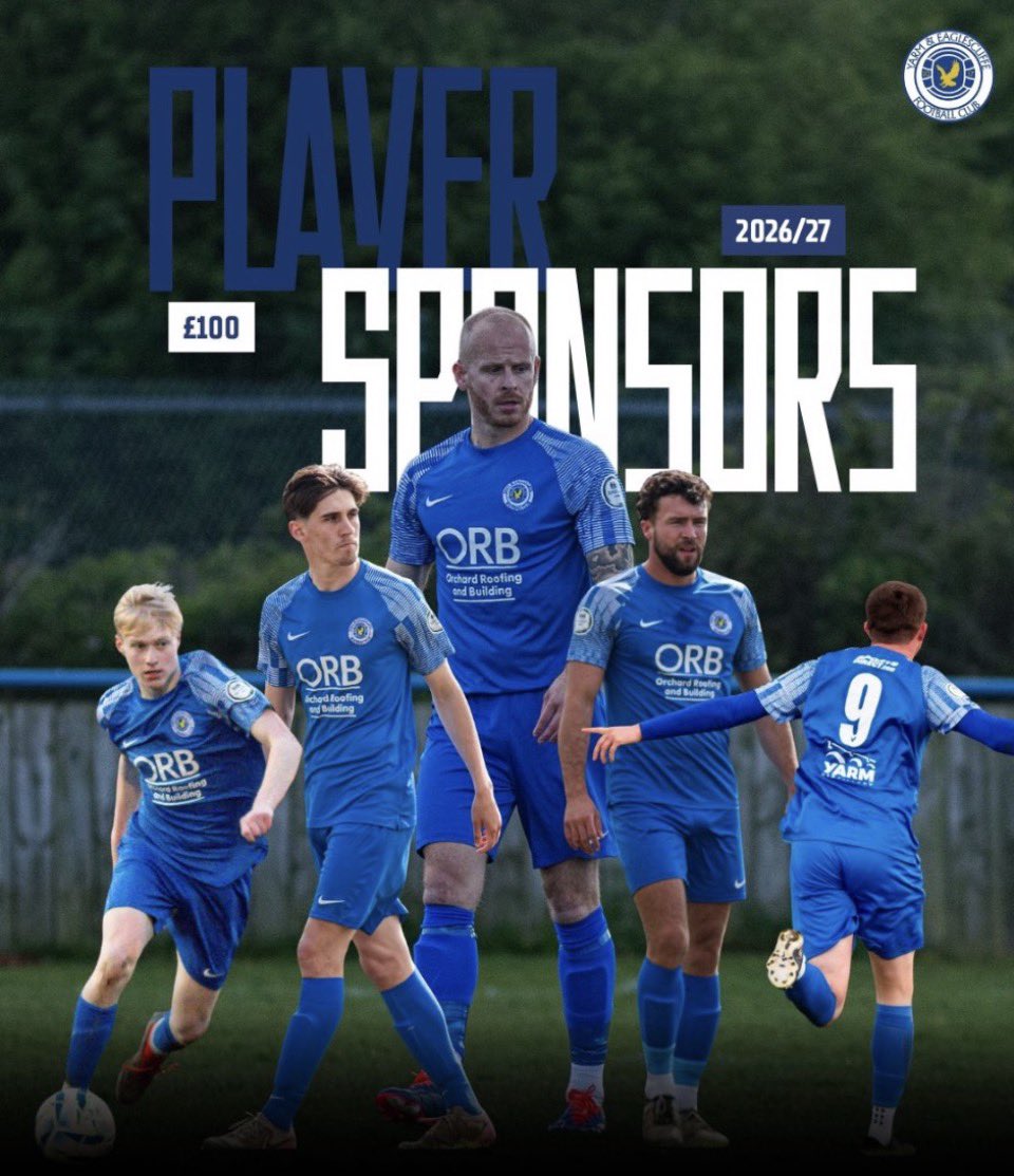 YarmEaglescliff's tweet photo. If anyone would like to sponsor a player next season for £100 please get in touch.

Tags on all social platforms throughout the season , match day programme and match day graphic before every game next season. 

All support is massively appreciated. https://t.co/x30q3WwmnV