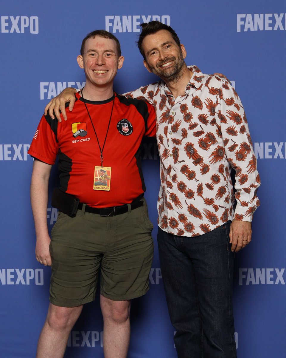 RedCard94's tweet photo. David Tennant 

#FANEXPOPhiladelphia https://t.co/t5TS0ioagg