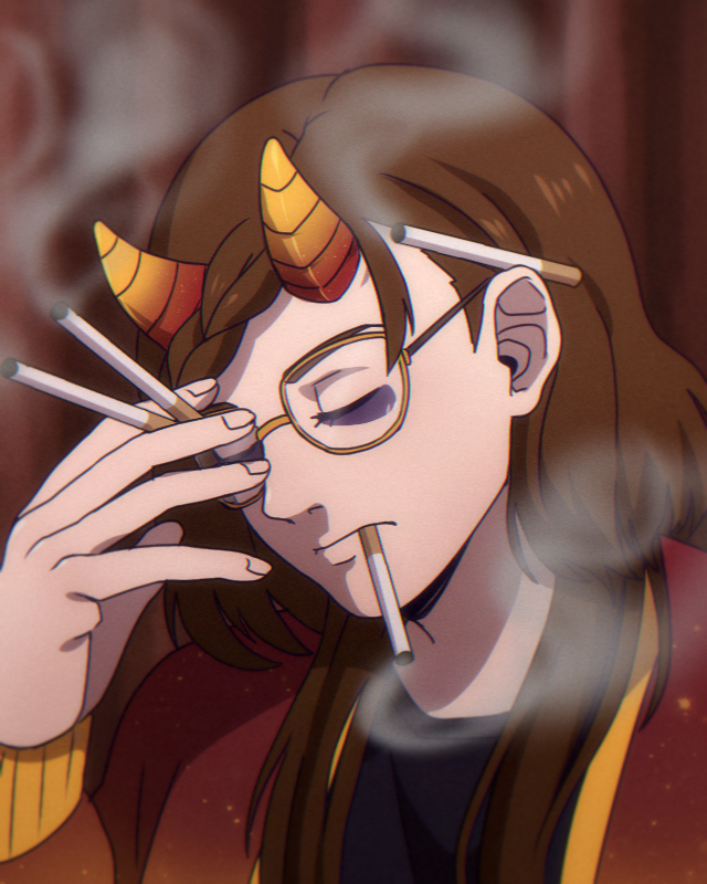 Tokiko220's tweet photo. "credit to the original artist"
"credit to pinterest"
"artist: from pinterest"
"background with the help of pinterest"
"(AI generated art)" https://t.co/P9Zkl7ecpZ