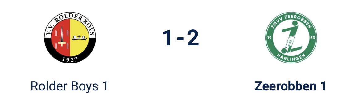 FCMeppel's tweet photo. Zaterdag 6 juni halve finale playoffs FC Meppel tegen Zeerobben. Zij wonnen hun wedstrijd bij Rolder Boys met 2-1. https://t.co/JD2dwq4yvi