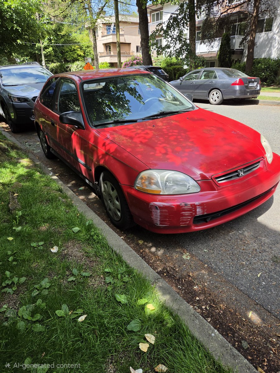 denisecp87's tweet photo. I have no excuse to learn how to drive anymore. My friend got a new ride and gifted me her old one. It's old, but it's mine. https://t.co/tZY7YPMvpH