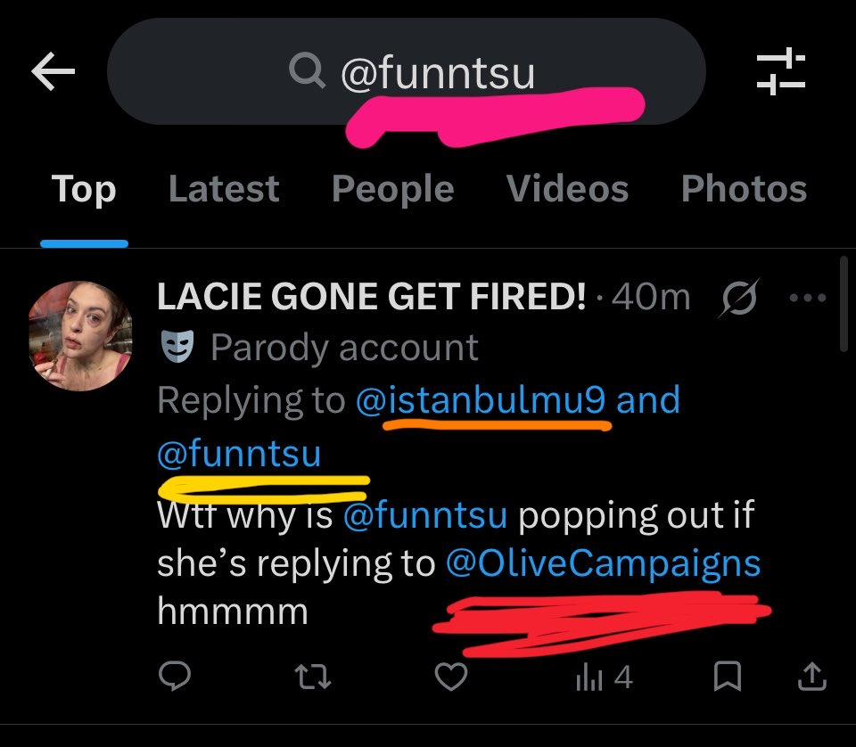 LACIE GONE GET FIRED! tweet media