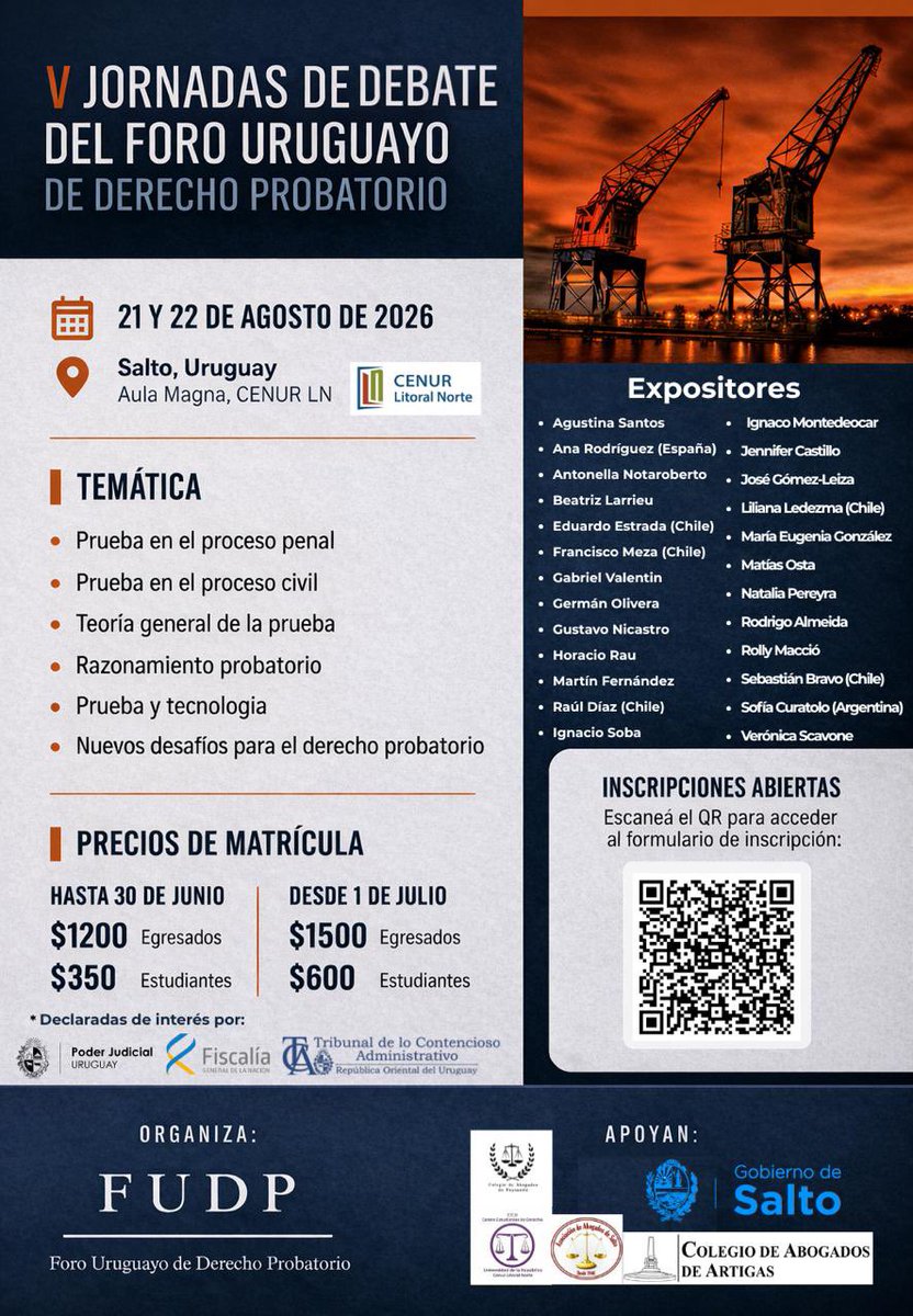 FProbatorio's tweet photo. Nos acompañan? Salto / agosto 2026 https://t.co/lyU1PXEQpf