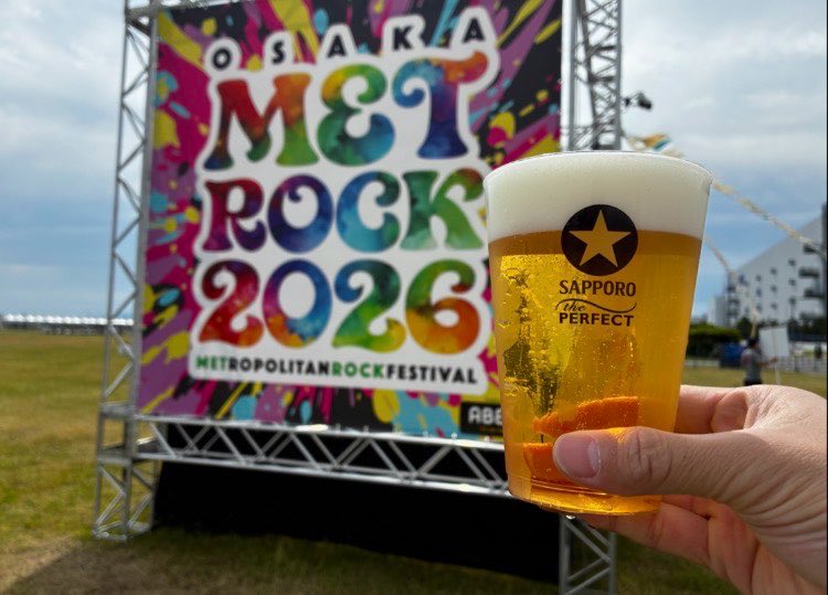 本日もMETROPOLITAN ROCK FESTIVAL 2026【大阪】に #黒ラベルWAGON が